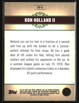 Ron Holland II 2024-25 Topps Chrome Fresh Start Pink Refractor #FS-4