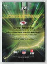 Patrick Mahomes II 2025 Topps Resurgence Conductors Refractor #C-3