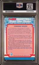 Load image into Gallery viewer, Dominique Wilkins 1988 Fleer Sticker #11 PSA 5
