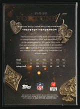 TreVeyon Henderson 2025 Topps Chrome Fortune 15 #F15-26