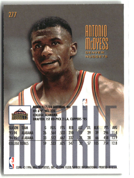 Antonio McDyess 1995-96 Ultra #277
