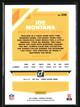 Joe Montana 2019 Donruss #226
