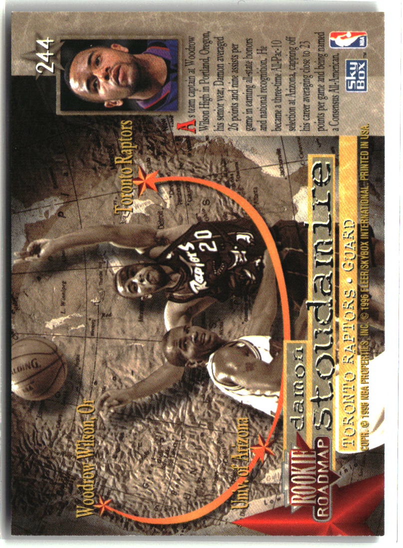 Damon Stoudamire 1995-96 SkyBox Premium #244