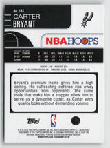 Carter Bryant 2025-26 Hoops #181