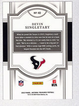 Devin Singletary 2023 Panini National Treasures Gold #40 #/35