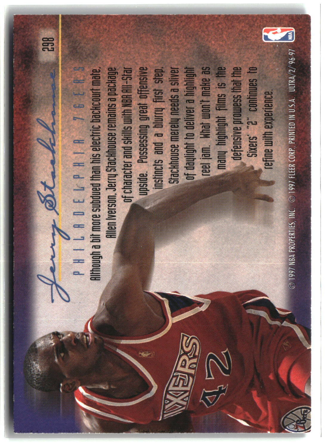 Jerry Stackhouse 1996-97 Ultra #298