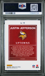 Justin Jefferson 2024 Panini Donruss Optic Uptowns #19 PSA 10