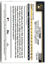 Craig Yoho 2025 Topps Update #US261