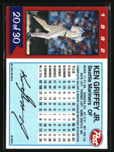 Ken Griffey Jr. 1992 Post Cereal #20