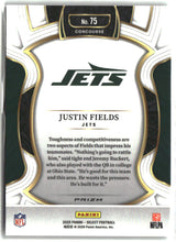 Justin Fields 2025 Panini Select Silver Prizm #75
