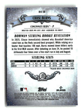 Chase Burns 2026 Bowman Bowman Sterling #BST-10