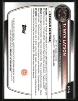 Ta'Niya Latson 2025-26 Bowman Chrome Prospects Reptilian Refractor #BCP-86