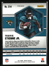 Travis Etienne Jr. 2021 Panini Mosaic Prizm Reactive Yellow #314
