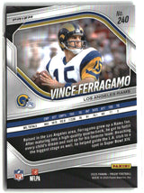 Vince Ferragamo 2025 Panini Prizm Silver #240