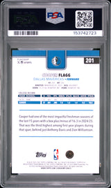 Cooper Flagg 2025 Topps #201 PSA 8