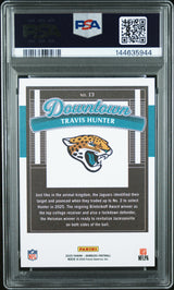 Travis Hunter 2025 Panini Donruss Downtown #13 PSA 10
