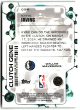 Kyrie Irving 2025-26 Topps Chrome Clutch Gene #CG-6