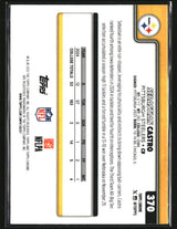 Sebastain Castro 2025 Topps Chrome Football Pink Wave Refractor /250 #370