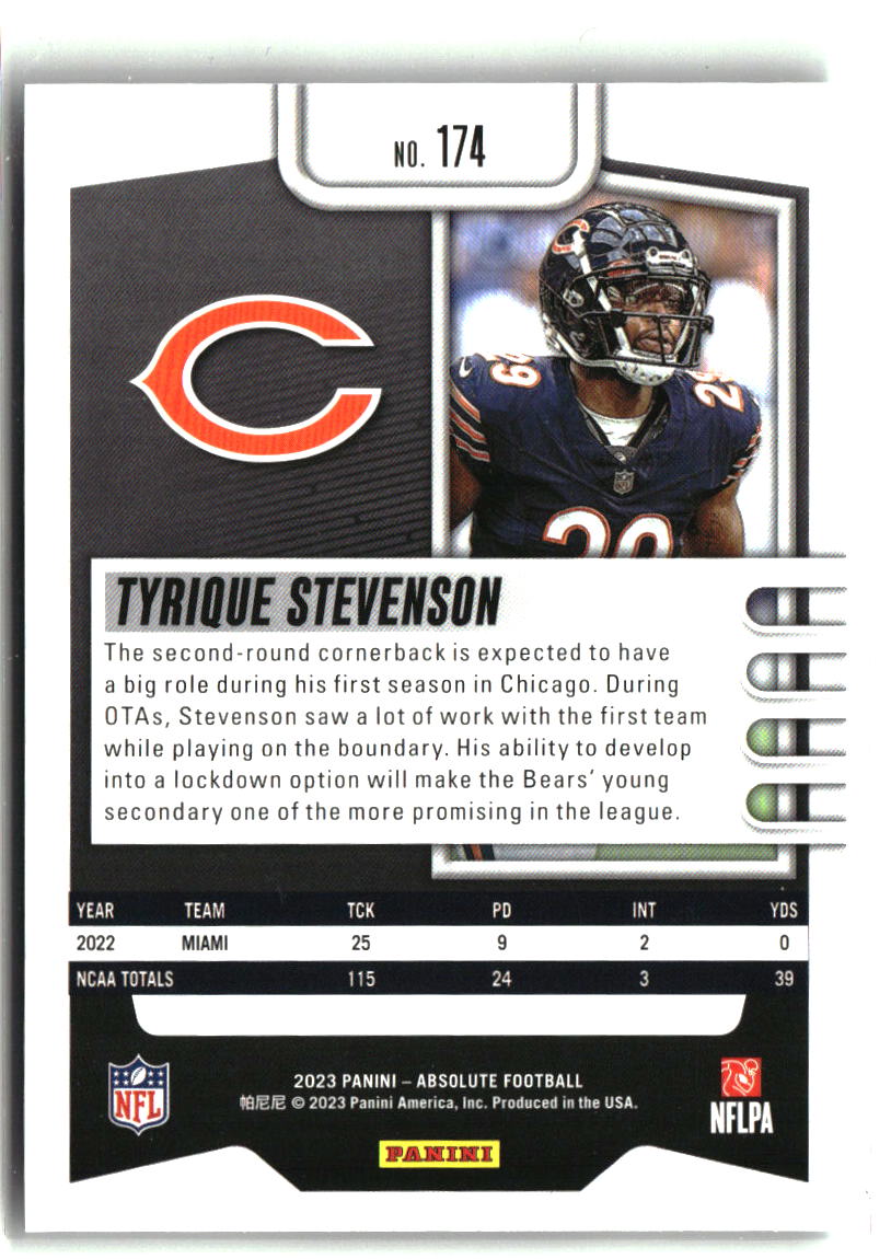 Tyrique Stevenson 2023 Panini Absolute Retail #174