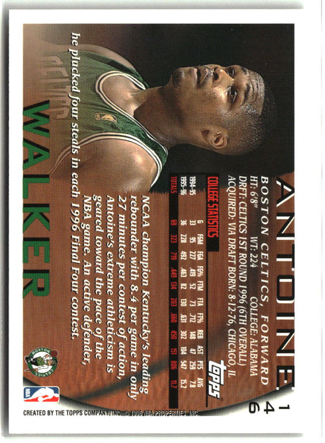 Antoine Walker 1996-97 Topps #146
