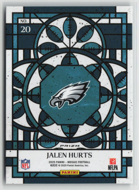 Jalen Hurts 2025 Panini Mosaic Stained Glass #20