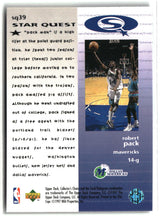 Robert Pack 1997-98 Collector's Choice StarQuest #SQ39