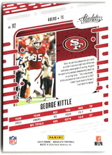 George Kittle 2024 Panini Absolute Blue #92