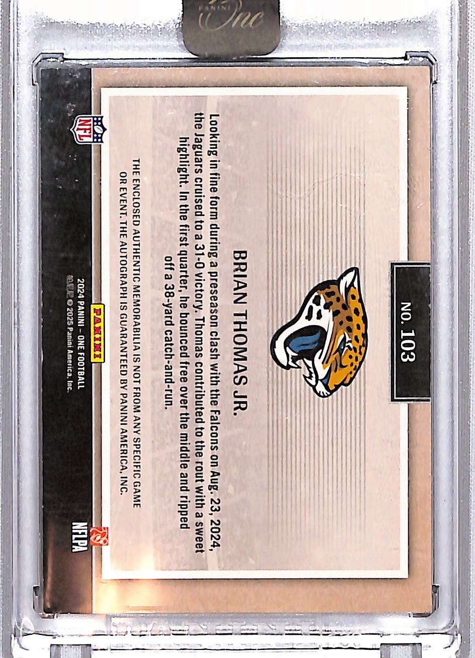 Brian Thomas Jr. 2024 Panini One Bronze #103 #/15