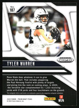 Tyler Warren 2025 Panini Prizm Draft Picks #107