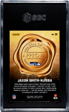 Load image into Gallery viewer, Jaxon Smith-Njigba 2023 Panini Zenith Zeal Of Approval #29 SGC 10
