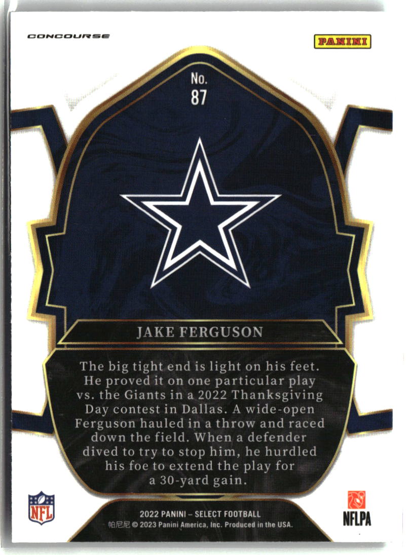 Jake Ferguson 2022 Panini Select #87