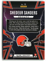 Shedeur Sanders 2025 Panini Phoenix Thunderbirds #13