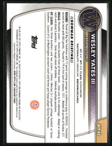 Wesley Yates III 2025-26 Bowman Chrome Prospects Reptilian Refractor #BCP-43