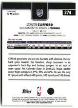 Nique Clifford 2025-26 Topps Chrome #274