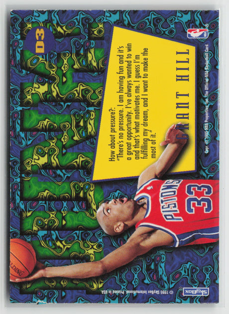 Grant Hill 1995-96 Hoops Grant Hill Dunks #D3