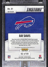Ray Davis 2024 Panini Instant NFL Autographs #91 #/99
