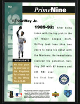 Ken Griffey Jr. 1998 Upper Deck Prime Nine #PN1