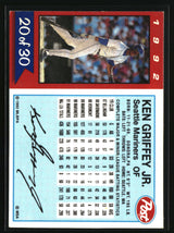 Ken Griffey Jr. 1992 Post Cereal #20