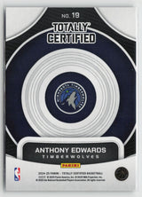 Anthony Edwards 2024-25 Panini Totally Certified On Target #19