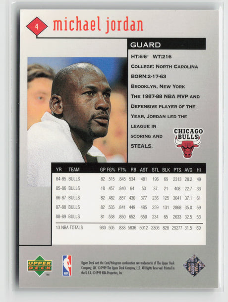 Michael Jordan 1998-99 Upper Deck Black Diamond #4