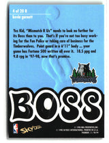 Kevin Garnett 1998-99 SkyBox Thunder Boss #4 B
