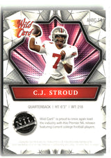 C.J. Stroud 2021 Wild Card Alumination NIL #ANBC-14