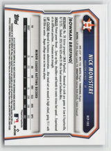 Nick Monistere 2026 Bowman Chrome Prospects Bowman LogoFractor #BCP-103 2/35