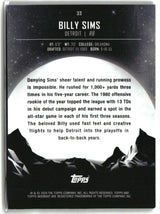 Billy Sims 2024 Topps Midnight Twilight #33 #/99