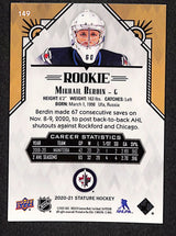 Mikhail Berdin 2020-21 Upper Deck Stature Green #149 #/175