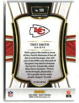 Trey Smith 2025 Panini Select Silver Prizm #109