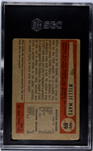Load image into Gallery viewer, Willie Mays 1954 Bowman #89 SGC 1
