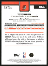 Yang Hansen 2025-26 Topps Holiday #H176