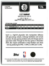 Ben Saraf 2025-26 Topps Chrome Update #176