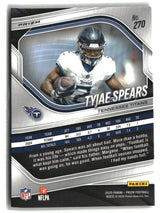 Tyjae Spears 2025 Panini Prizm Lazer #270